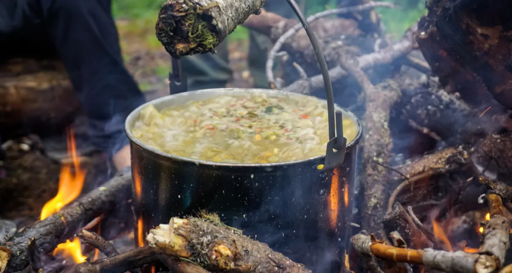 Stone Soup on Open Flame